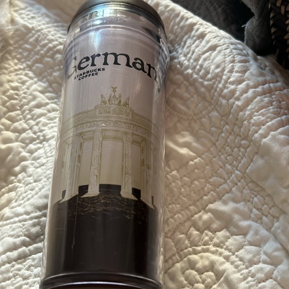 STARBUCKS Germany Cup Travel Coffee Tumbler 12oz. 2004. Acrylic. - Picture 4 of 4